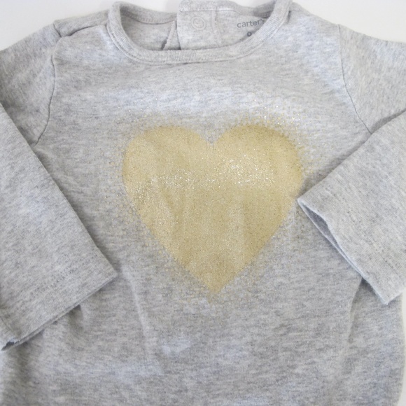 Bundle of 4 Baby Infant Carter's Onesie's Size 9 months GUC - Picture 5 of 6